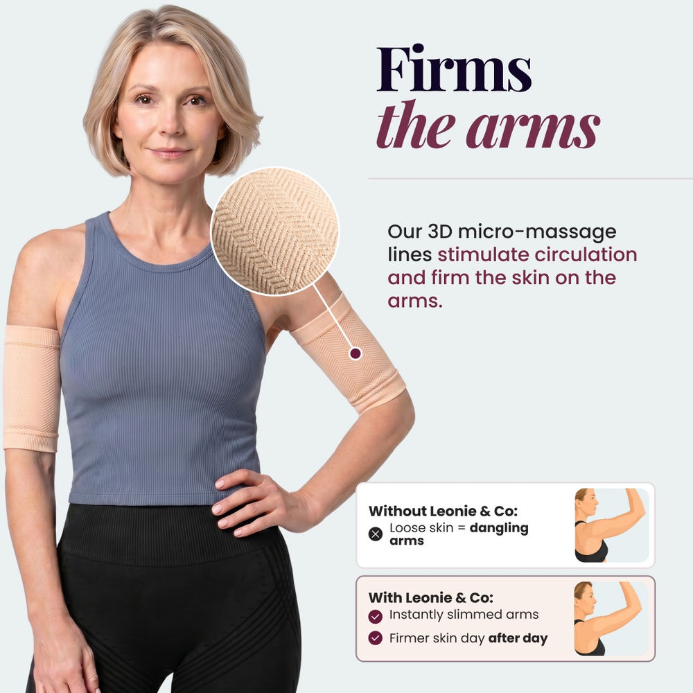 3D Sculpting Arm Sleeves | Beige