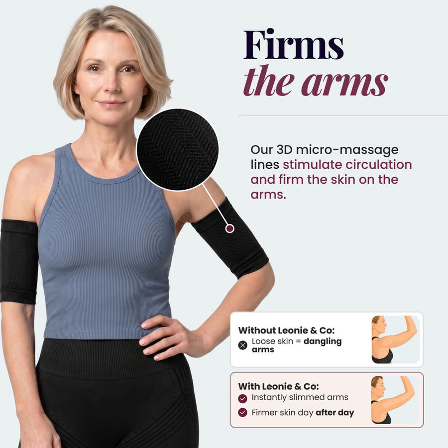 3D Sculpting Arm Sleeves | Black