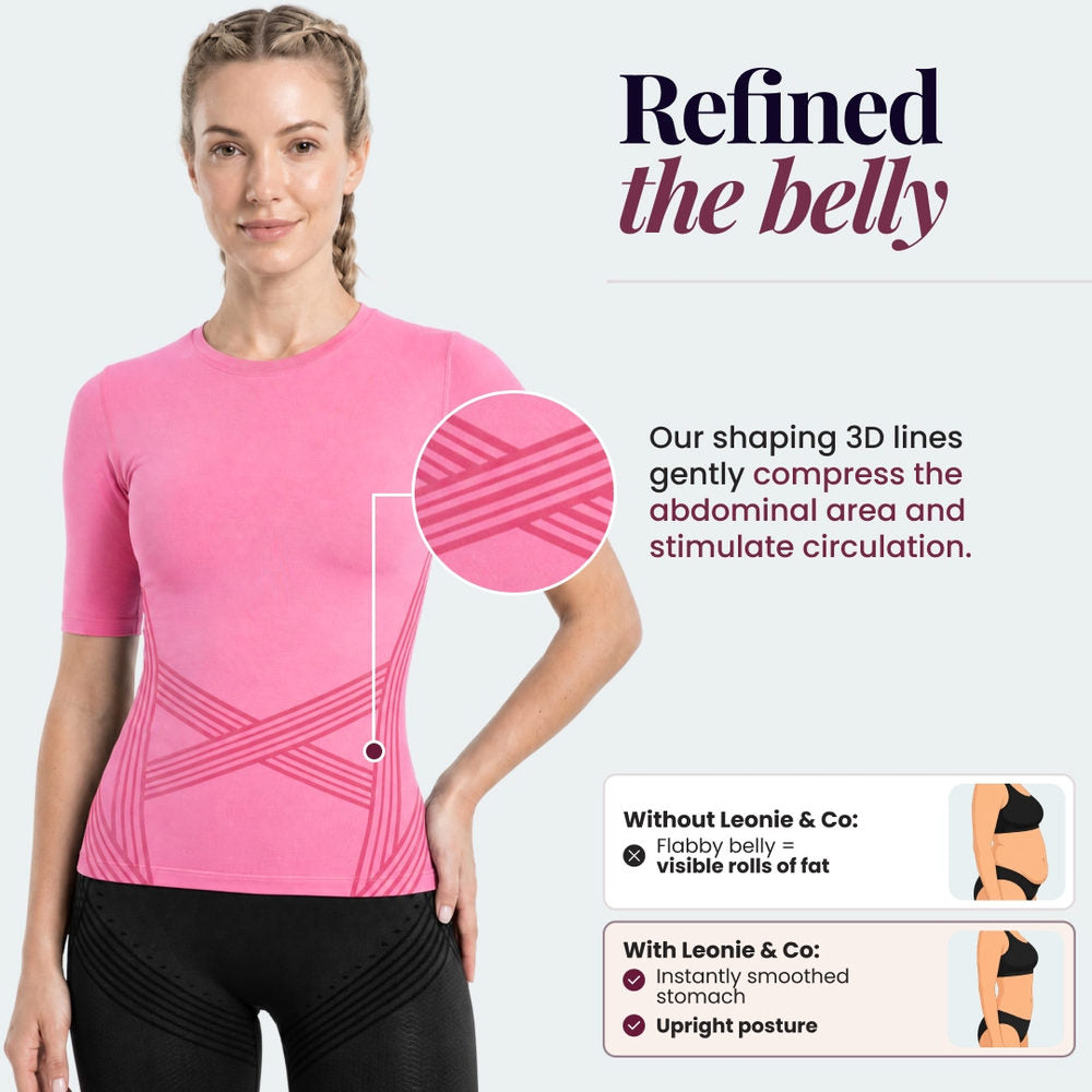 3D Sculpting T-Shirt | Pink