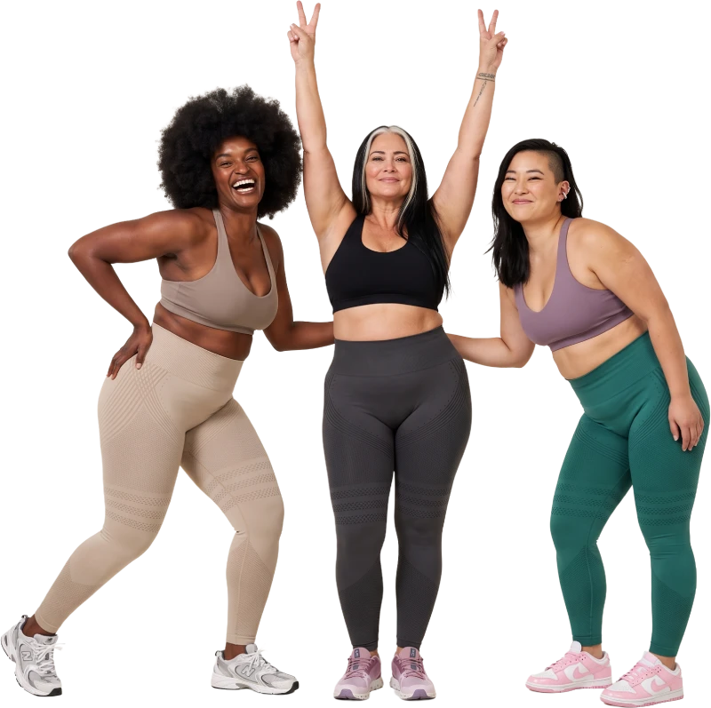 Cellulite drainage in 3D knit